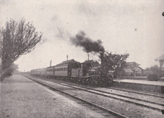 明治33年頃の中央線勝川駅(出典:東春日井郡誌)