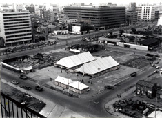 起工式当日の様子（昭和41年2月）