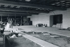 内装工事の様子